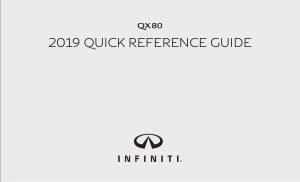2019 Infiniti Qx80 Quick Reference Guide